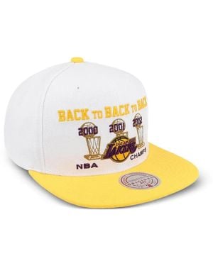 Mitchell & Ness X Nba Los Angeles Lakers Hardwood Cap - Yellow