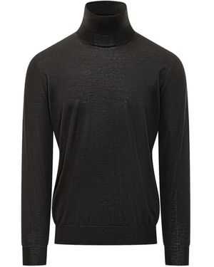 FILIPPO DE LAURENTIIS Roll-Neck Long-Sleeve Jumper - Black