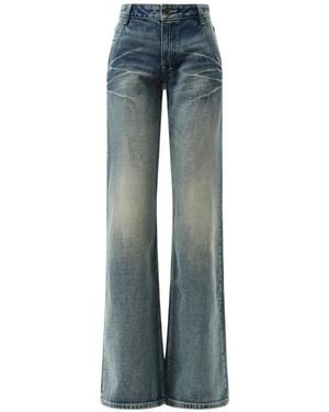 Fax Copy Express 888 Oversized Jeans - Blue