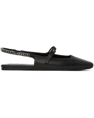 Karl Lagerfeld Konnie Sling Flats - Black