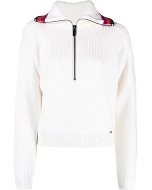 Sonia Rykiel ジップ セーター - ホワイト