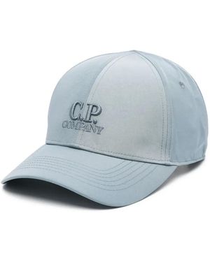C.P. Company Pet Met Geborduurd Logo - Blauw