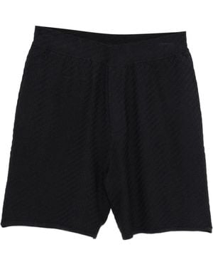 Emporio Armani Bermuda Trousers - Black