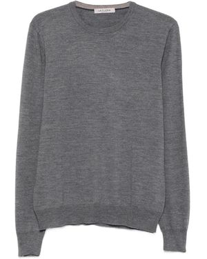 Fileria Pull En Maille À Col Rond - Gris