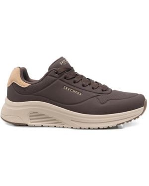 Skechers Perforated Trainers - Brown