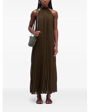 Osklen Pleated Jumpsuit - Brown
