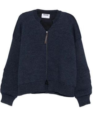 Moschino Zip-Up Jacket - Blue
