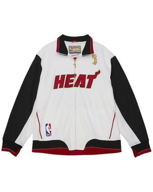 Mitchell & Ness X Nba Giacca Sportiva Miami Heat Championship - Bianco