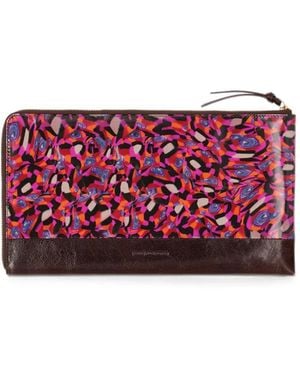 Dries Van Noten Large Leather Wallet - Rood