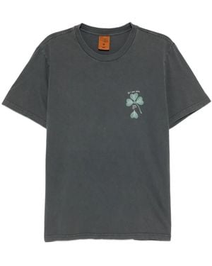 Nudie Jeans Roy-lost-leaf Tシャツ - グレー