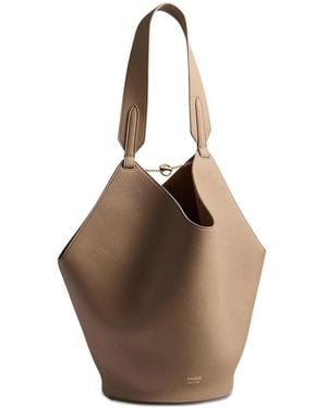KHAITE Small Lotus Tote - Brown