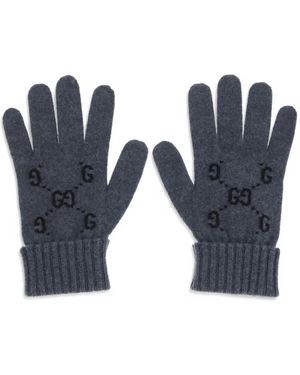 Gucci Handschuhe mit GG - Blau