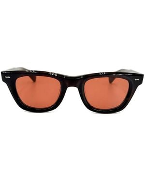 PETER AND MAY Riptide Dark Shell Sunglasses - Brown