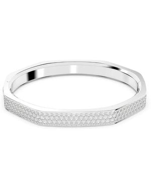 Swarovski Armreif mit Kristallen - Weiß