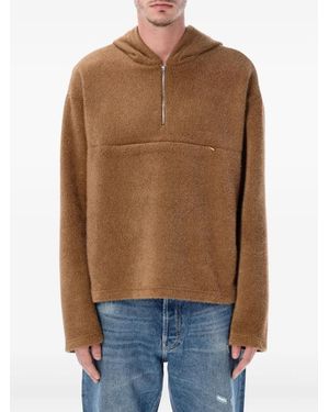 ROLD SKOV Squire Half- Zip Hoodie - Blue