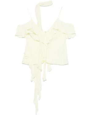 Dorothee Schumacher Top Con Ruches - Bianco