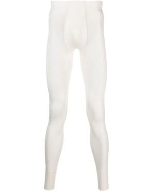 Hanro Mid-rise Wool-blend leggings - White