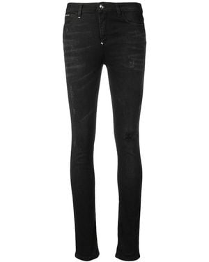 Philipp Plein Ripped Jeans - Black