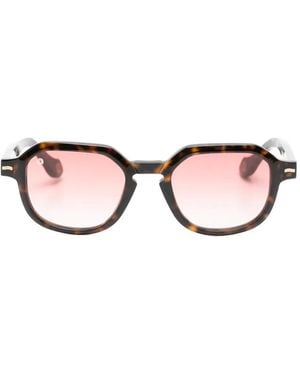 Kyme Elia Geometric-Frame Sunglasses - Pink