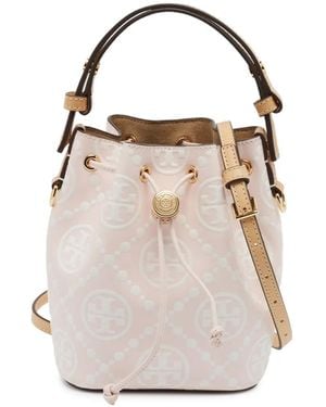 Tory Burch Beuteltasche Mit T-Monogramm - Weiß