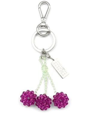 MM6 by Maison Margiela Cherries-Shape Keyring - Pink