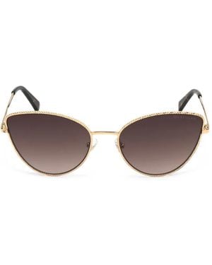 MARCIANO BY GUESS Cat-Eye Sunglasses - Brown