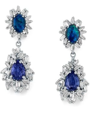 Suzanne Kalan Hängeohrringe Mit Opal Und Saphir - Blau