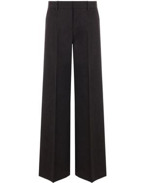 Alberto Biani Straight-Leg Trousers - Black