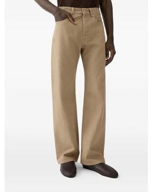 Jacquemus Belt-Loops Pants - Natural
