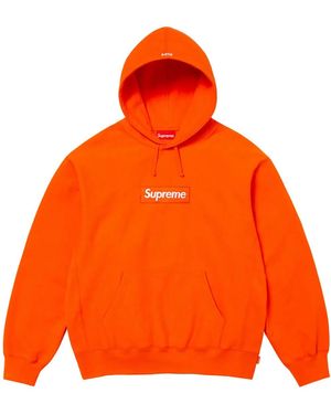 Supreme Box Logo Hoodie - Orange