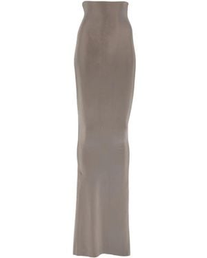 Rick Owens Dirt Coda Maxi Skirt - Grey