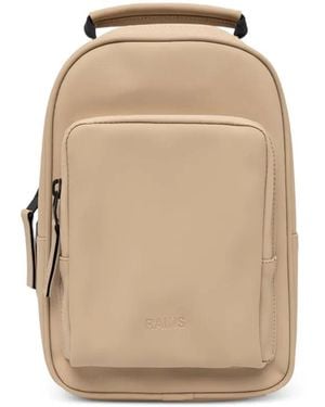 Rains Mochila Con Cremallera Y Asa - Neutro