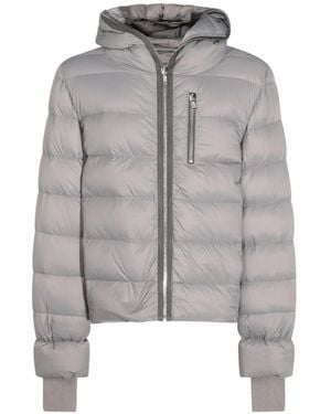 Rick Owens Hooded Padded Jacket - Gray