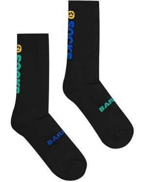 Barrow Calcetines con aplique del logo - Negro