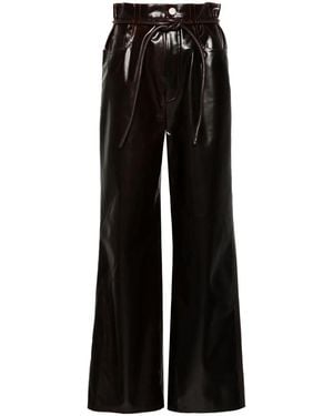 Nanushka Sato Wide-Leg Pants - Black