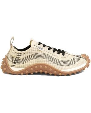Ami Paris Zapatillas Mirage Con Costuras En Contraste - Neutro