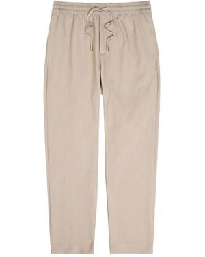 Raith Drawstring Straight Trousers - Natural