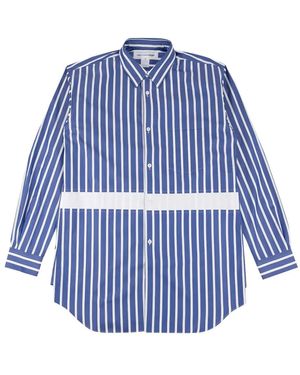 Comme des Garçons Klassisches Hemd - Blau