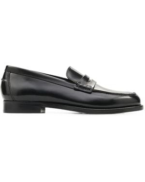 Lottusse Chris Leather Loafers - Black