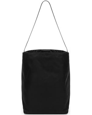 Valesque Logo-Detail Bucket Bag - White