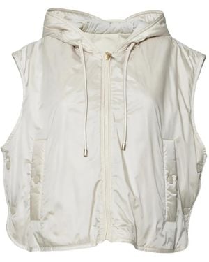 Weekend by Maxmara フーデッド ノースリーブベスト - グレー