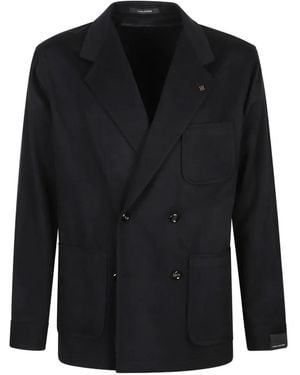 Tagliatore Double-Breasted Blazer - Black