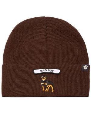 Goorin Bros Embroidered Beanie - Brown