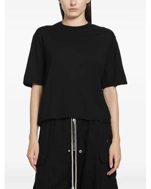 Rick Owens Raw-Cut Short-Sleeve T-Shirt - Black