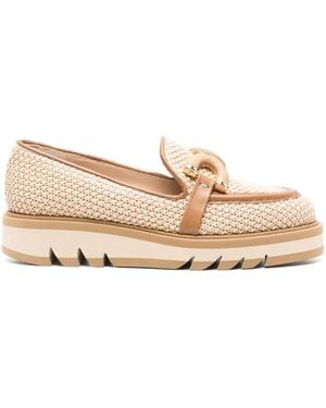 Roberto Festa Ginevra Woven Loafers - Natural