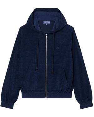 Vilebrequin Terry Zip-Up Hoodie - Blue