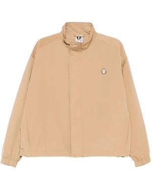 Aape By A Bathing Ape Jack Met Logopatch - Naturel