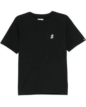 SPORT b. by agnès b. Embroidered-Patch T-Shirt - Black