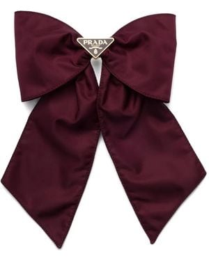 Prada Re-Nylon Hair Clip - Purple