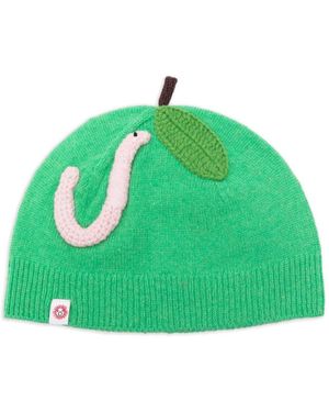 Charles Jeffrey Apple Beanie Cap - Green